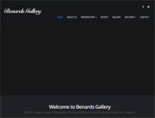 Tablet Screenshot of benards-gallery.co.uk